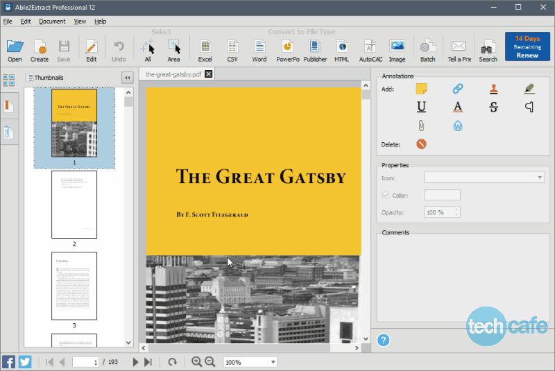 Able2Extract - Conversie PDF in Word