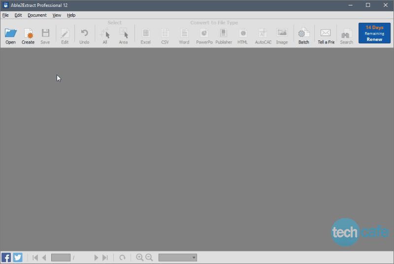 Able2Extract - Deschide un document PDF