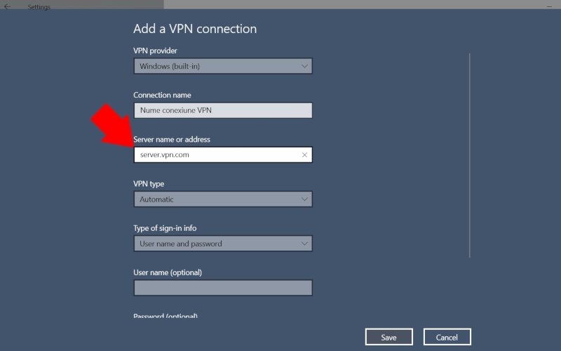Windows 10: Server VPN